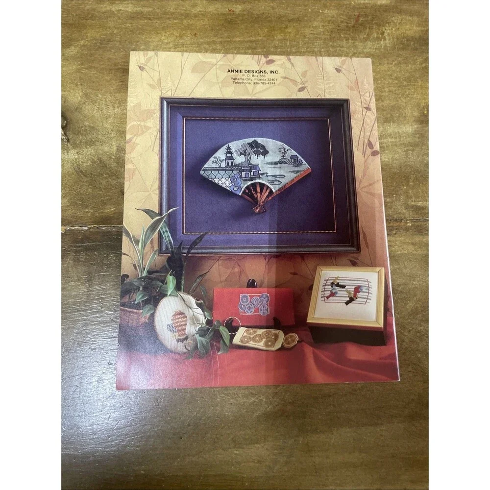 The Song of the Orient Counted Cross Stitch Needlepoint 12 Designs Vintage 1981